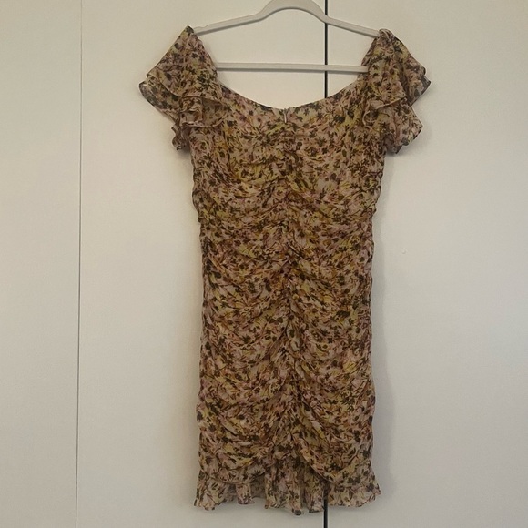 ASTR The Label Ruffle Rushed Mini Dress - Picture 5 of 12